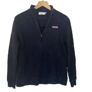 Vineyard Vines navy blue half zip up Size Small